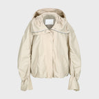 YCH STRING HOOD BOMBER JACKET BEIGE (W24OT0151BE)
