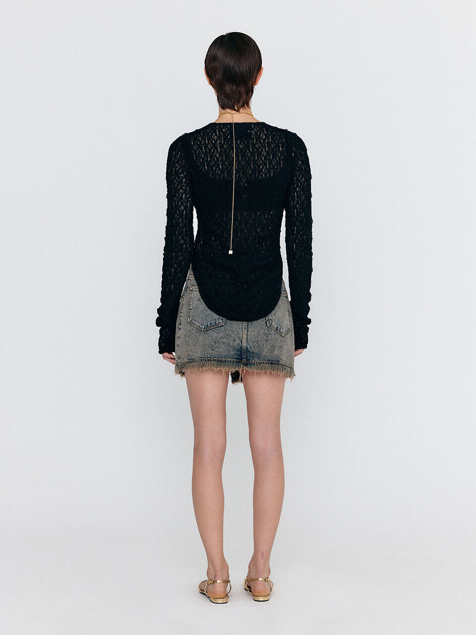 EENK EENK WOLA Long Sleeve Jersey T-shirt - Black