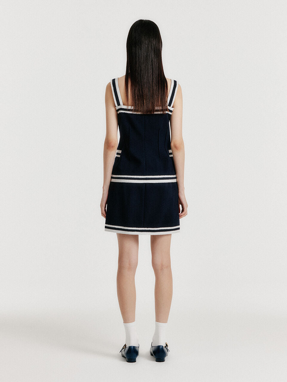 EENK EENK Contrast Mini Skirt - Navy