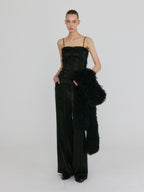 EENK ZENNY Fitted Sleeveless Top - Black