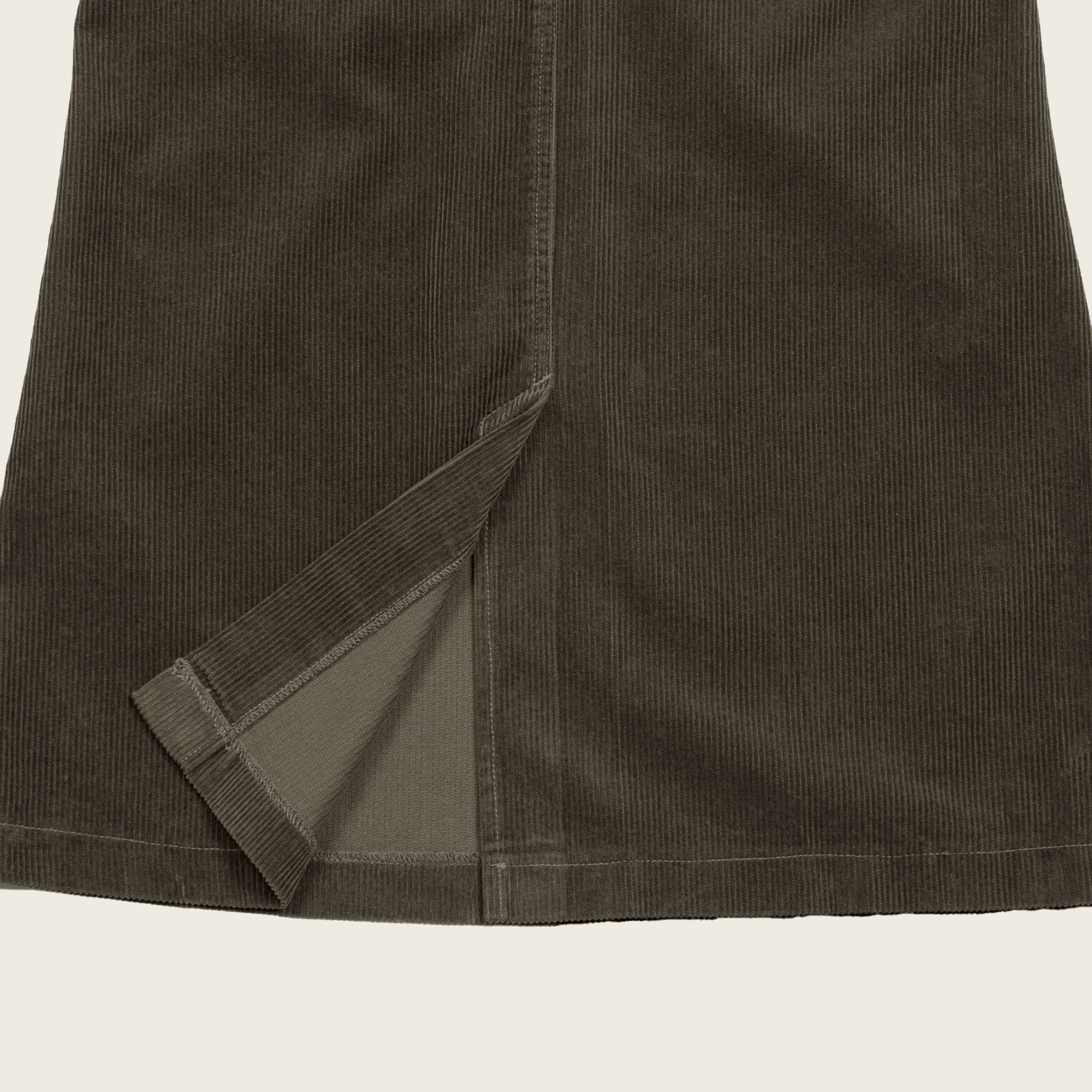 CHIQUITA CHIQUITA Overall Skirt Corduroy Brown