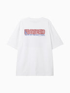 MENASOO Squared Hearttrack Graphic T Shirt_White