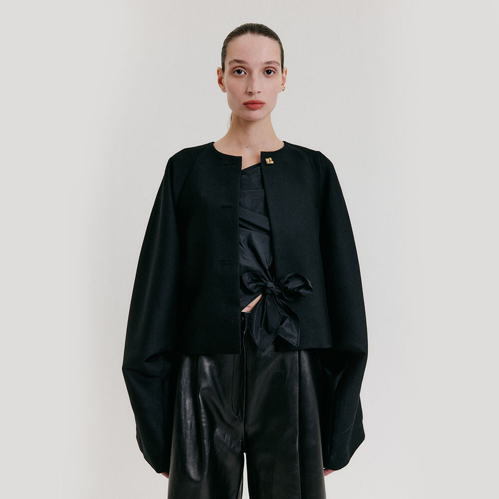 EENK Dolman Sleeve Jacket - Black
