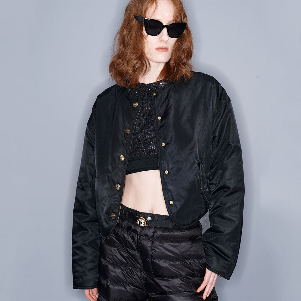 YCH REVERSIBLE PADDED JACKET (W23OT008BK)