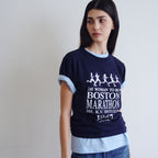 WAVE UNION Kathrine T-shirt Navy