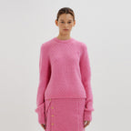 EENK EENK TOKI Cable Knit Pullover - Pink