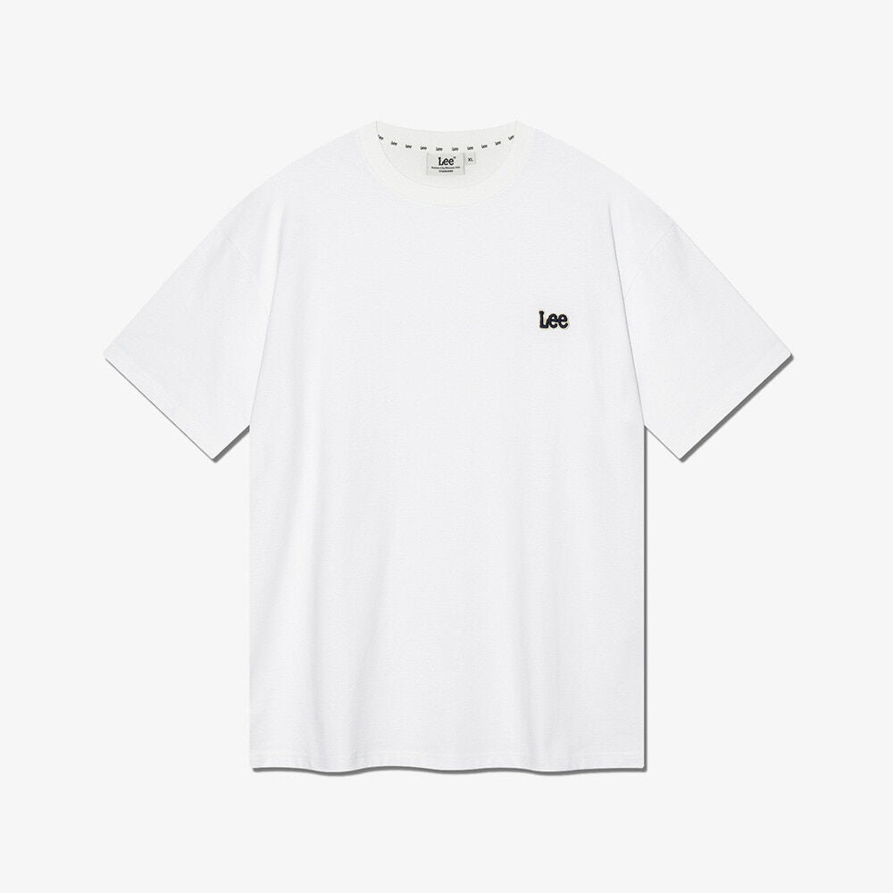 Lee Small twitch logo t-shirt white