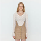 EENK EENK WOLA Long Sleeve Jersey T-shirt - Ivory