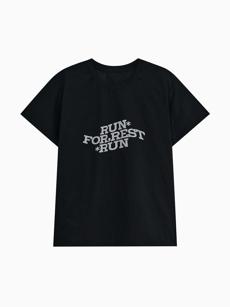MENASOO VENODE Run For Rest Run Active Tshirts_Black (Basic Fit)