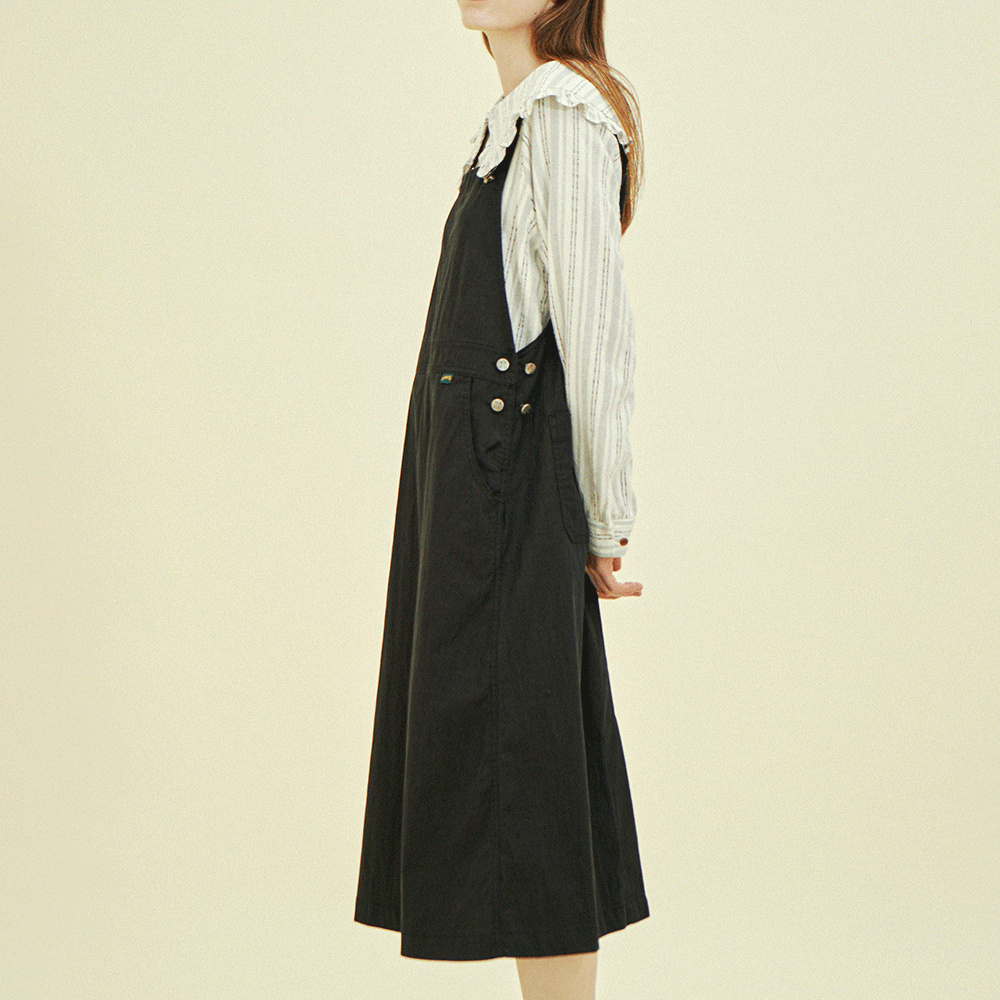 CHIQUITA CHIQUITA Overall Skirt Denim Black