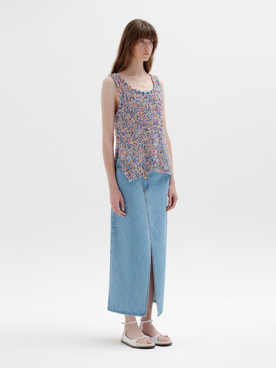 EENK EENK SKY Sleeveless Knit Top - Purple Multi