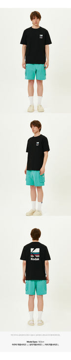 KODAK APPAREL Rainbow Sorona Short Sleeve T-Shirt BLACK