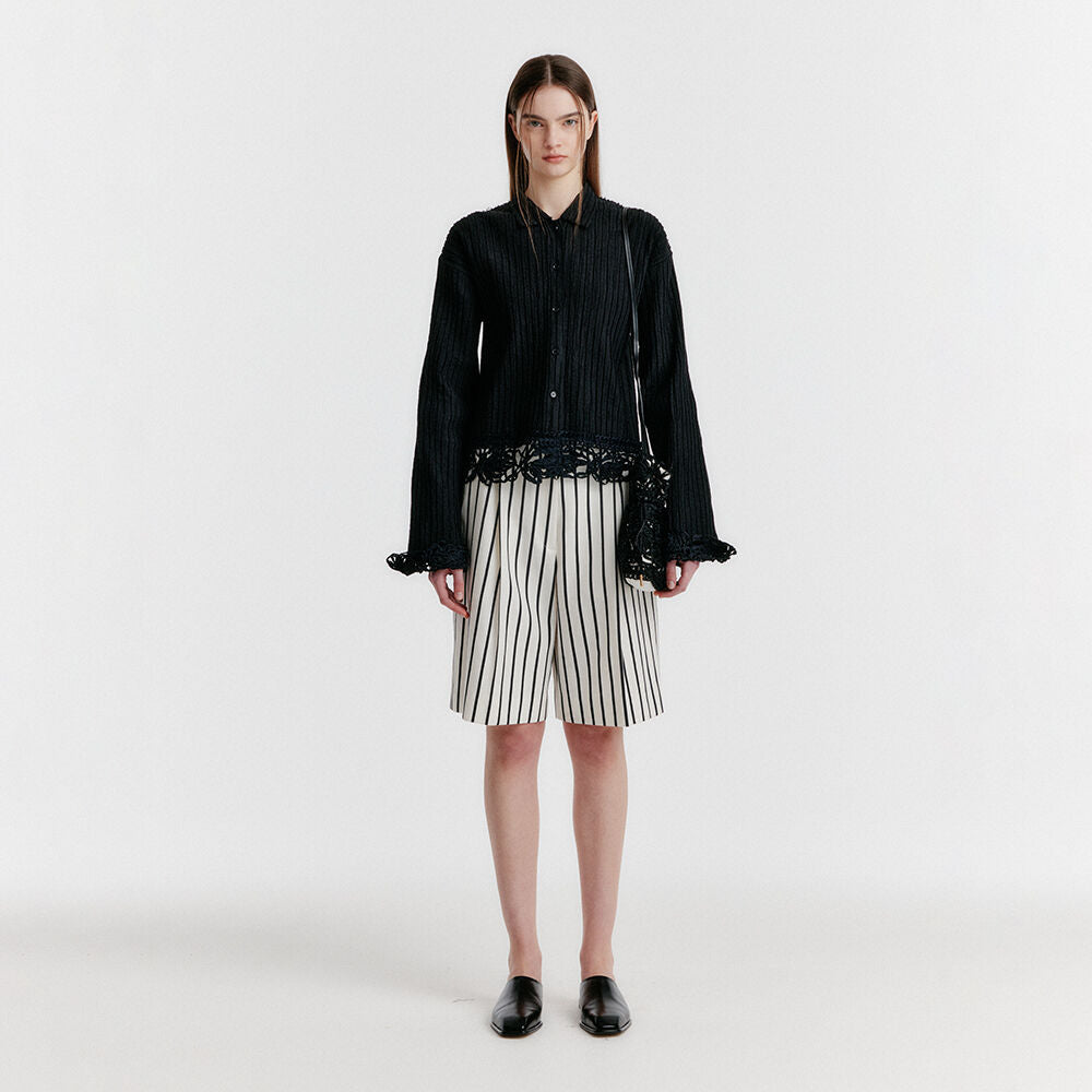 EENK YOVA Tucked Half Shorts - White