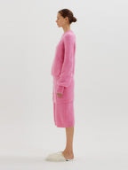 EENK EENK TOKI Cable Knit Pullover - Pink