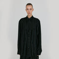 EENK ZLAIRE Pleated Shirts - Black
