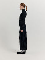 EENK EENK Separable Sleeveless Ribbed Top - Black