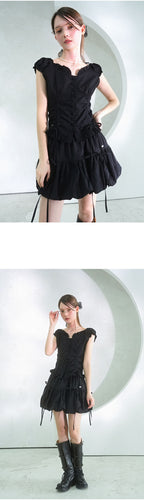 VIVACIOUS Nia Shirring Two-way Blouse_2Colors