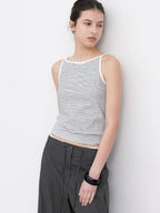 ATELIER NAIN ESSENTIAL STRIPE SLEEVELESS TEE (Z-T-6819)