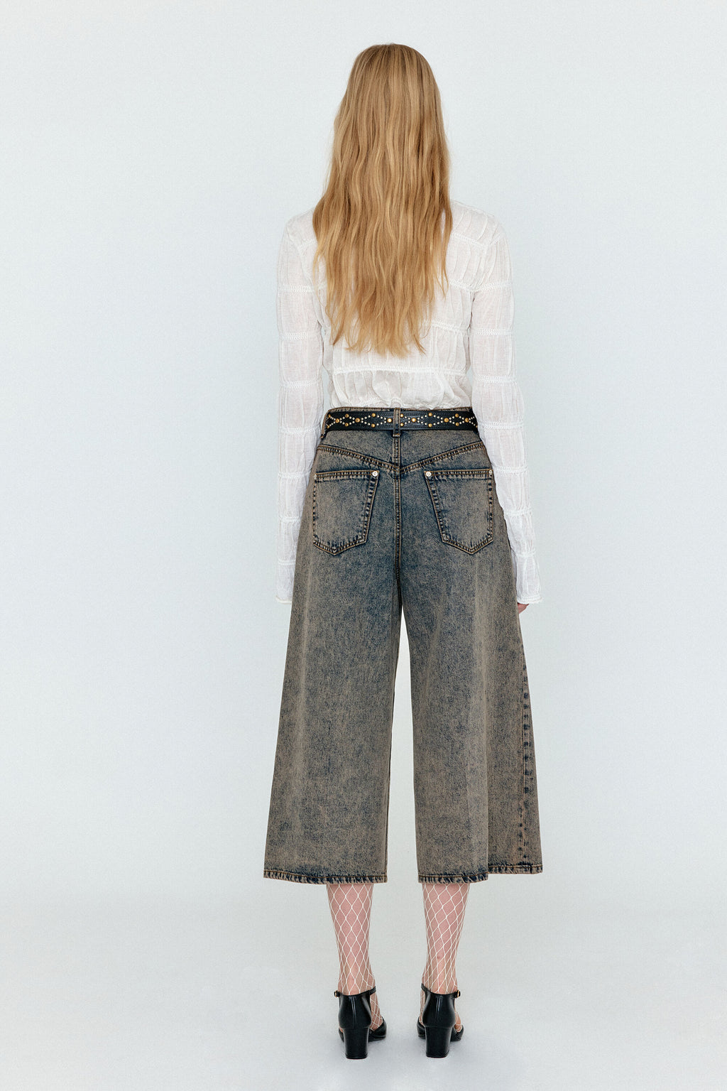EENK EENK Wide Denim Pants - Khaki Blue