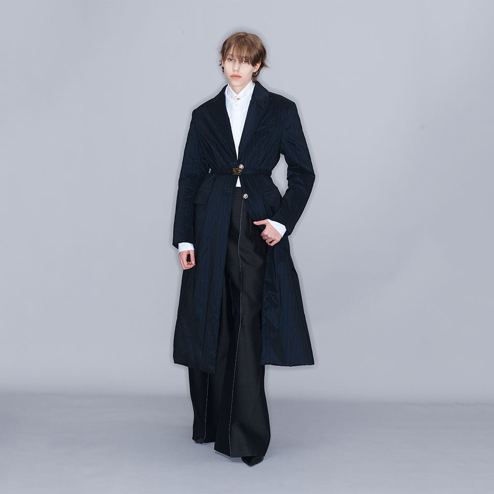 YCH WIDE-LEG TROUSERS GREY (W23PT406GY)