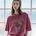 CPGN Candy House Pigment Short Sleeve T-Shirt Dusty Pink