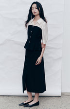 KENNETH LADY [Kenneth Lady] Chris layered blouse ENWBLQE600