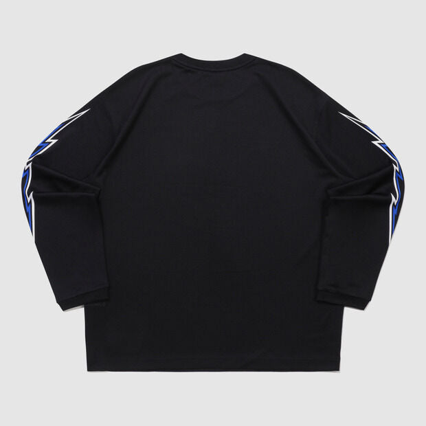 UMBRO One point mesh long sleeve t-shirt black (UQ321CRL71)