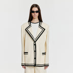 EENK EENK YINTANA Contrast Jacket - Ivory