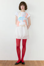 SINOON Big Pony Toy Puff T-Shirt (White)