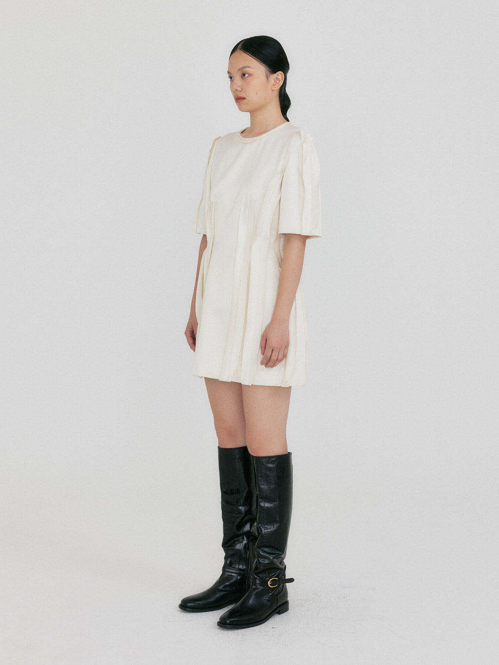 EENK ZULIET Skater Dress - Ivory