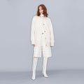 YCH QUILTED BERMUDA SHORTS IVORY (W23PT401IV)