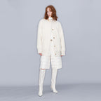 YCH QUILTED BERMUDA SHORTS IVORY (W23PT401IV)