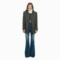 YCH RECYCLE ECO TWEED JACKET BLACK (W24JK2051BK)
