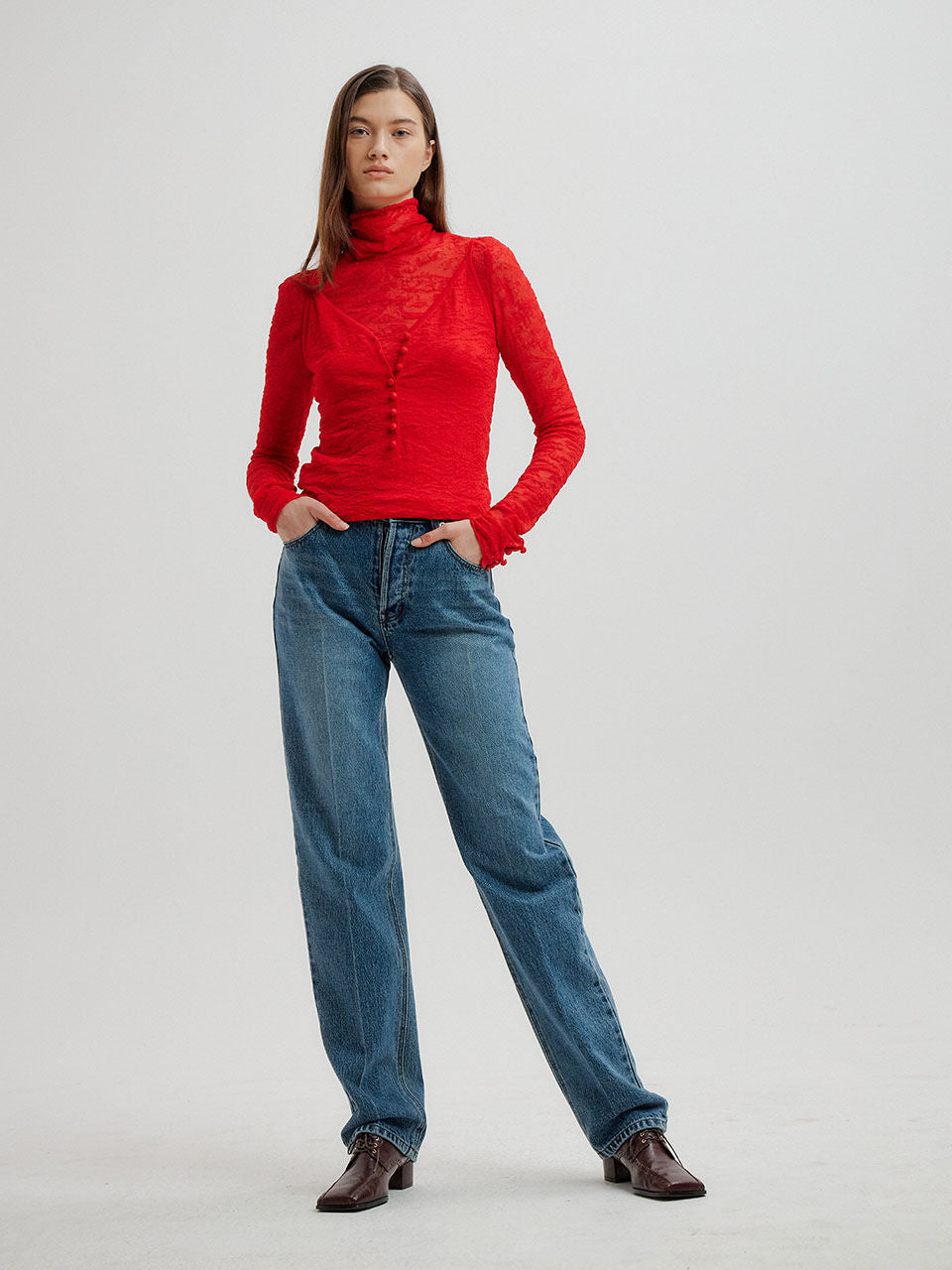 EENK EENK TENIM Classic Denim Pants - Blue
