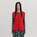 EENK KHOLIN 4-Pocket Knit Vest - Red