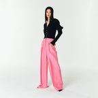 YCH WIDE-LEG TROUSERS PINK (F23PT403PK)