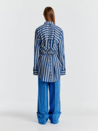EENK YILI Side-tuck Wide Pants - Blue