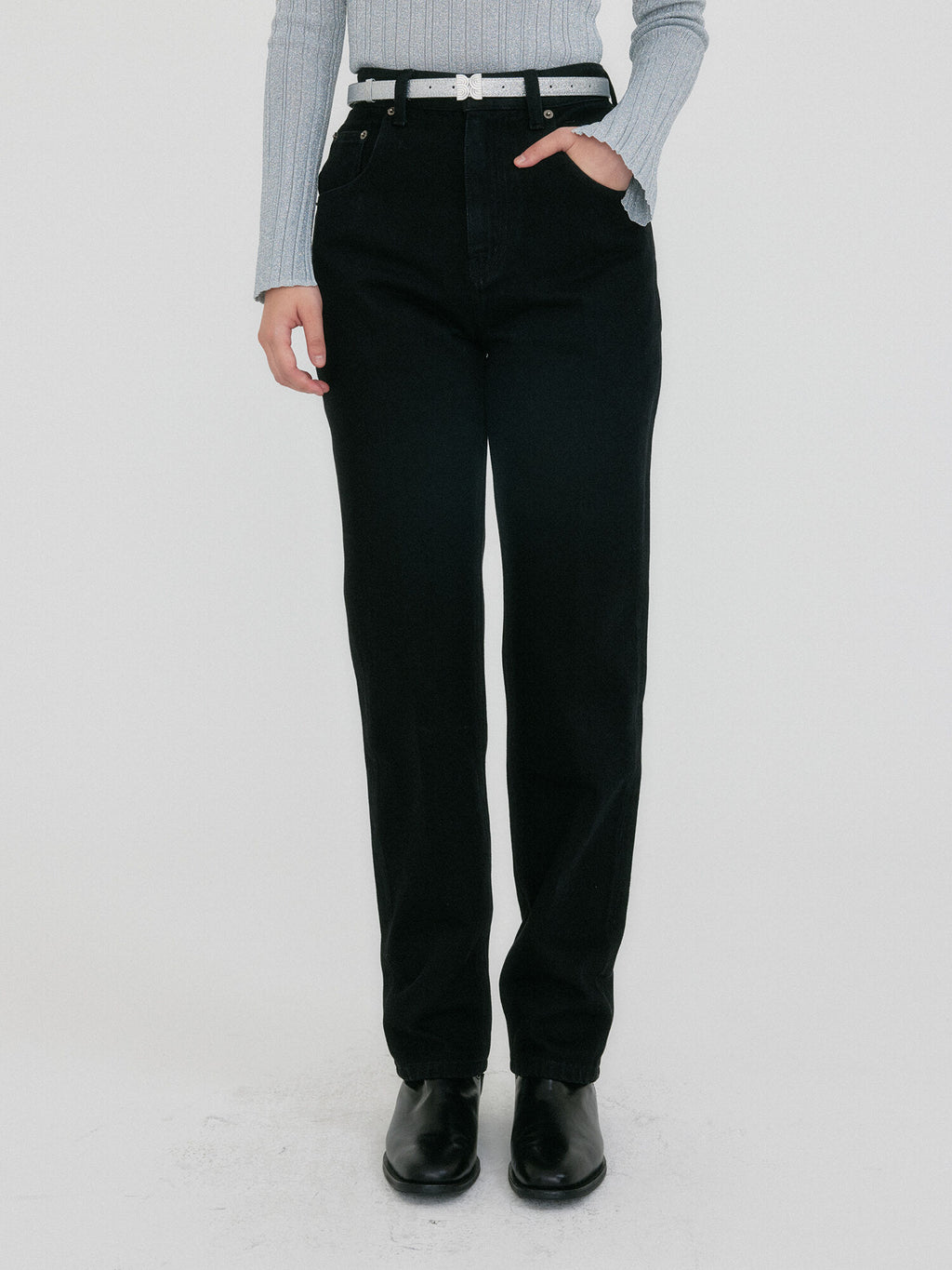 EENK ZISSY Classic Denim Pants - Black