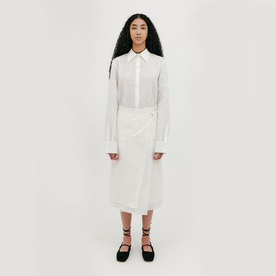 Wrap Skirt - White