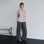 HUNCH Airy Flare Sleeveless Top (2color)