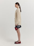 EENK XELTS Pocket Knit Shirt - Ivory