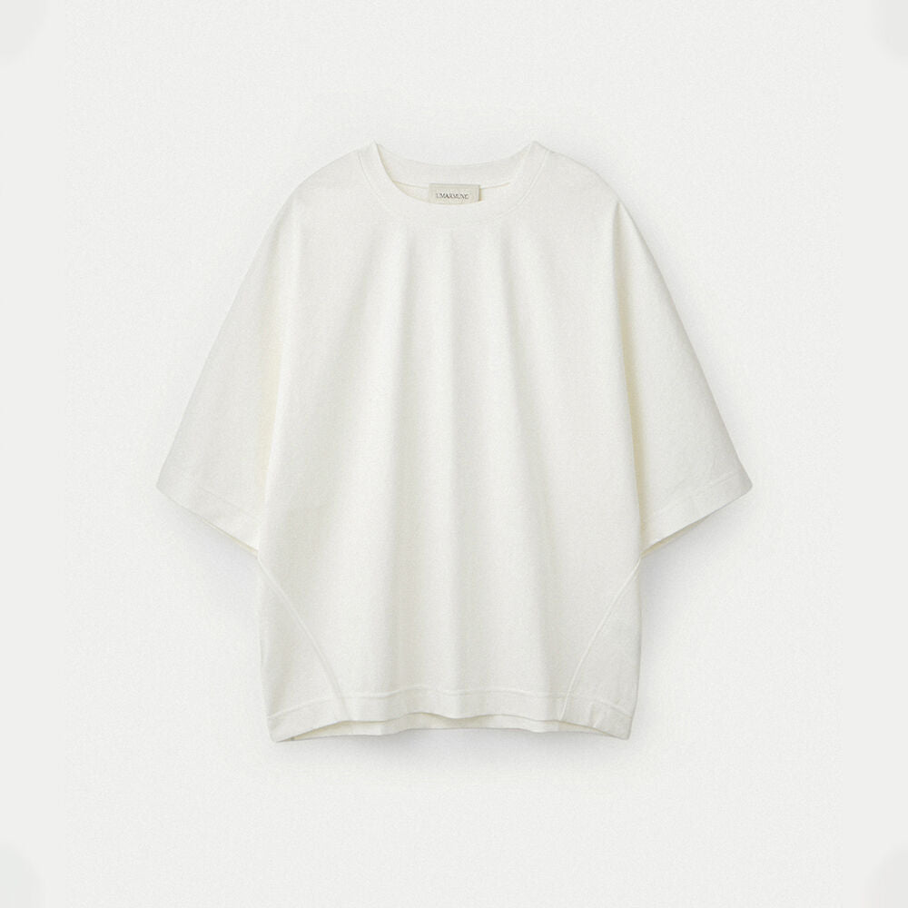 UMARMUNG Dolman Sleeve Oversized T Shirts_White