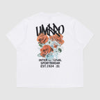 UMBRO Concrete Bloom Rose Graffiti Short Sleeve T-Shirt White UR223CRS56