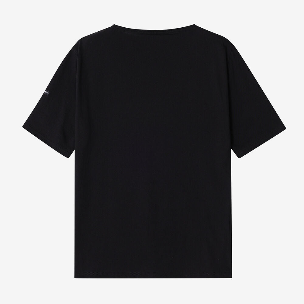 SAINT JAMES Piriac solid boat neck short sleeve t-shirt (016) ASJU2512207-016