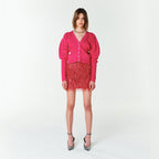 YCH OFF-SHOULDER CARDIGAN PINK (F23KT803PK)