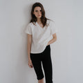 KNOWN BETTER Soft basic v-neck T-shirt [KNSS10TS07]_Ivory