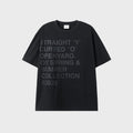 OY BOLD LETTERS TEE - BLACK