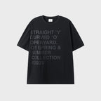 OY BOLD LETTERS TEE - BLACK