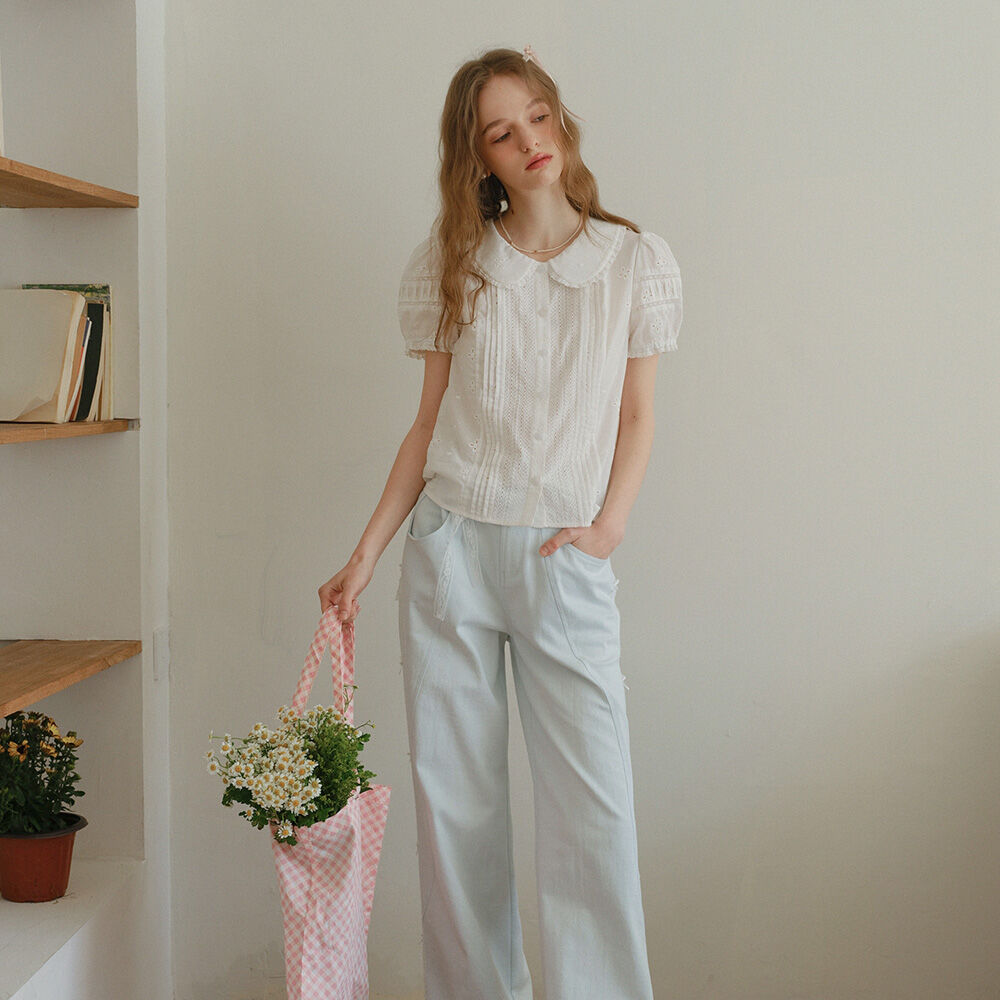 Cest Moidew Cest_Doll cotton embroidery shirt
