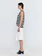 EENK EENK T-Shirt Sleeveless Open Jersey Top